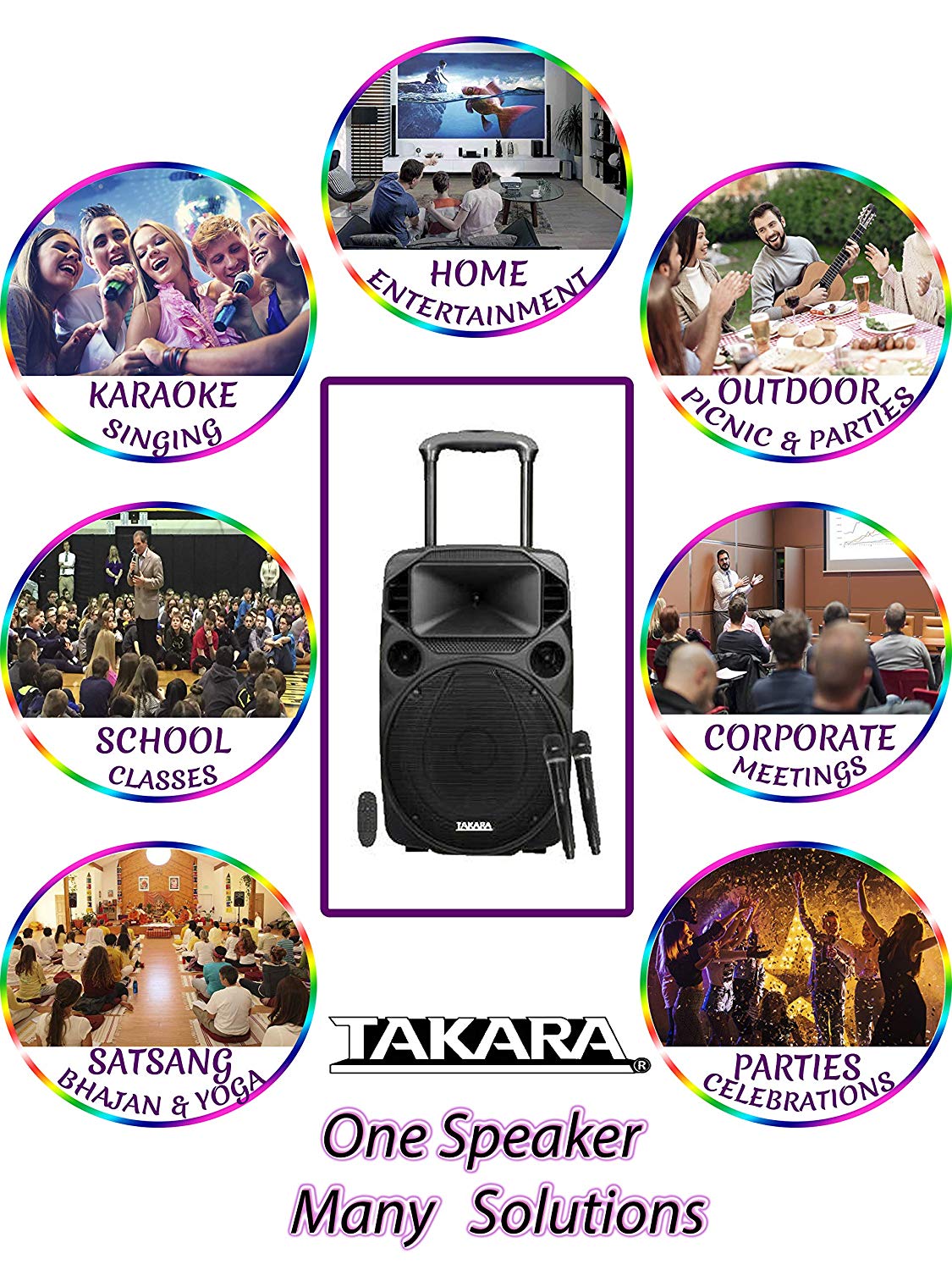 TAKARA T1112 Portable Trolley Speaker Up to 11 Discount 2024